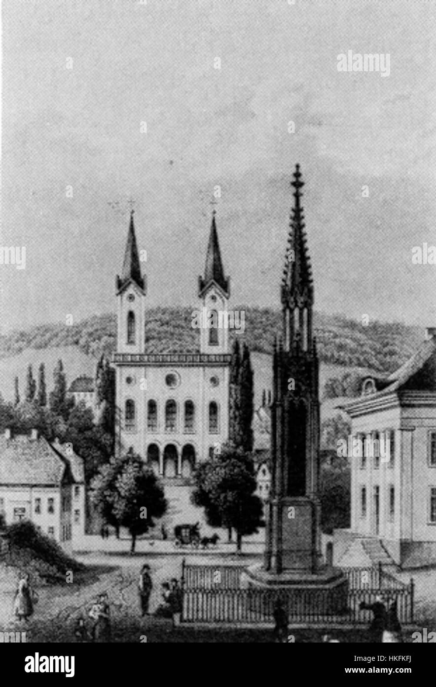 Unterbarmer Hauptkirche 1840 Stock Photo Alamy