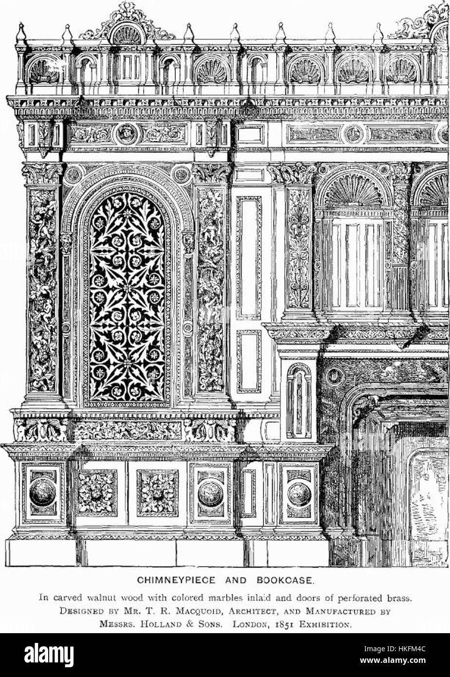 Antique bookcase Black and White Stock Photos & Images Alamy