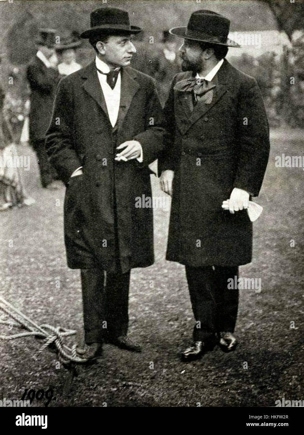 Landon Ronald & Henry Wood, 1909 Stock Photo