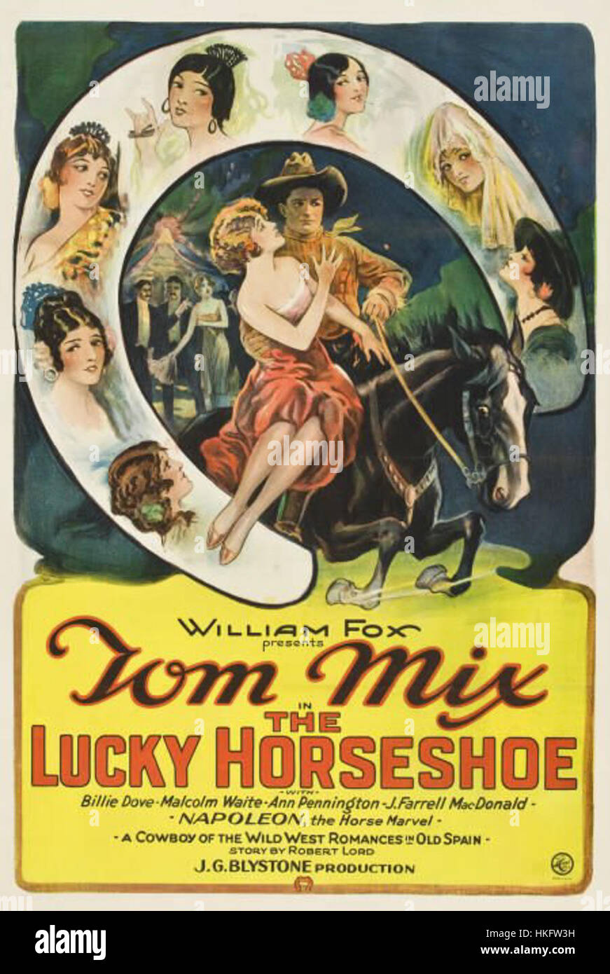 The Lucky Horseshoe 1925 Stock Photo Alamy