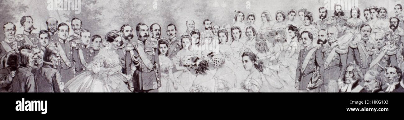 Valtiopaivatanssit 1863 Stock Photo