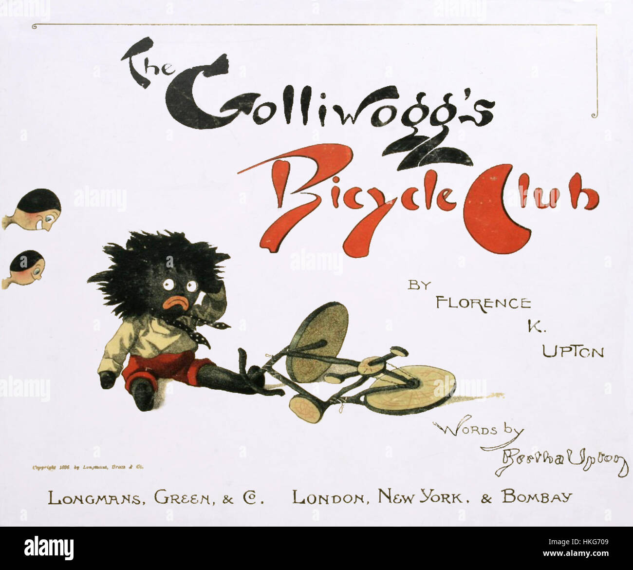 The Golliwogg's Bicycle Club cover Stock Photo