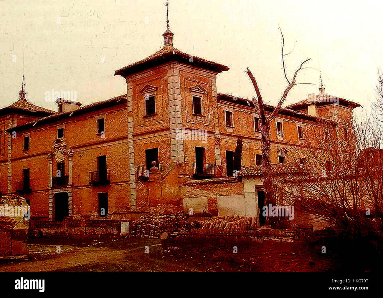 Castillo Palacio de Aldovea Stock Photo - Alamy