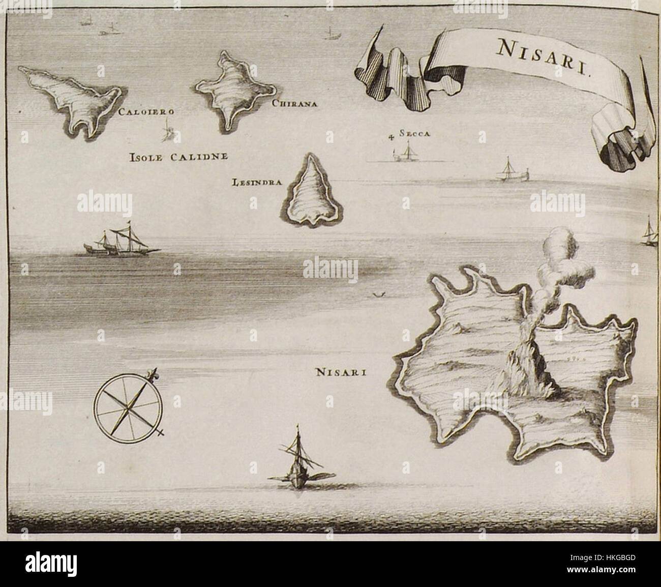 This illustration by Olfert Dapper from 1688 depicts the geography and ...