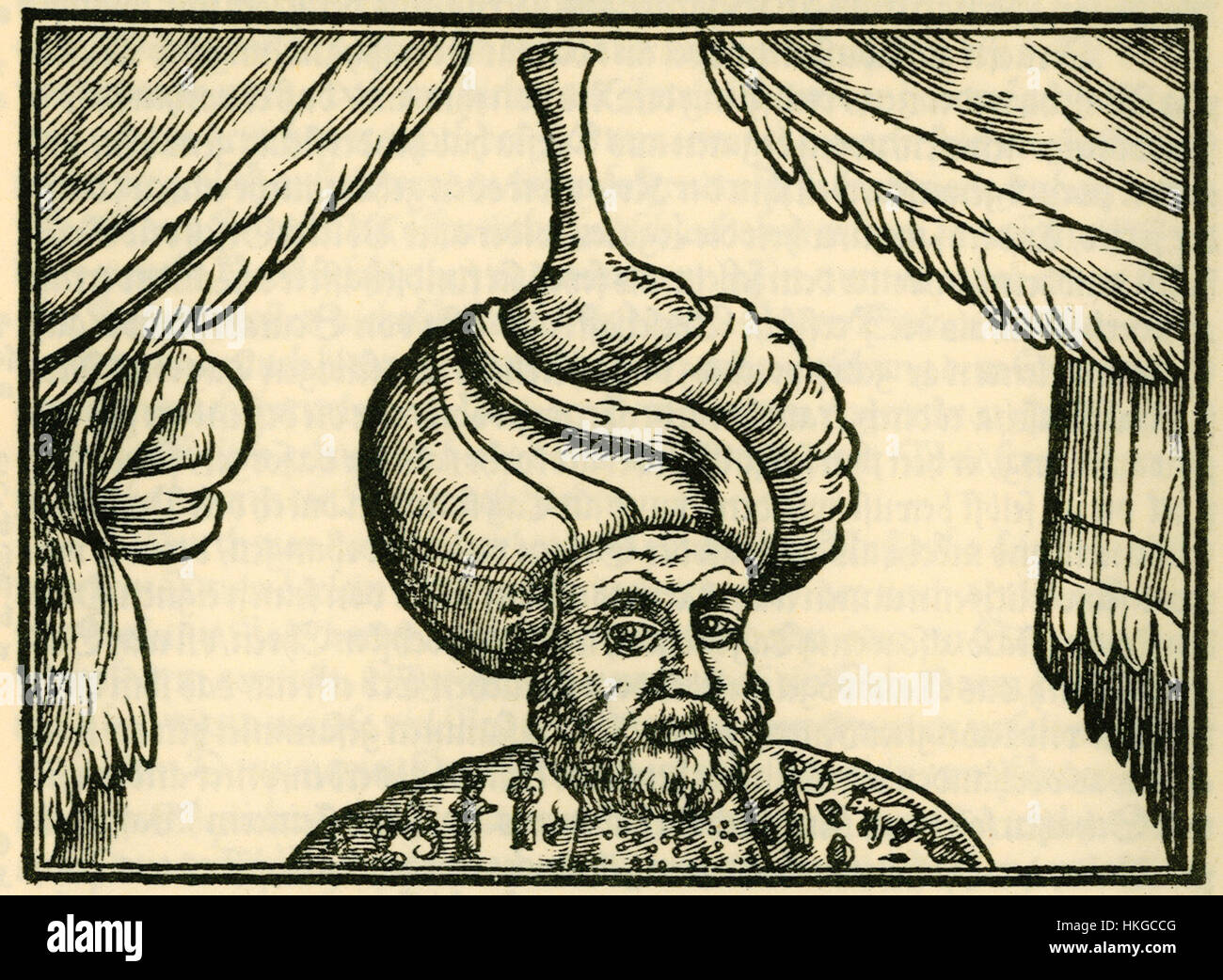 Gestalt des Persischen Besanten   Schweigger Salomon   1608 Stock Photo
