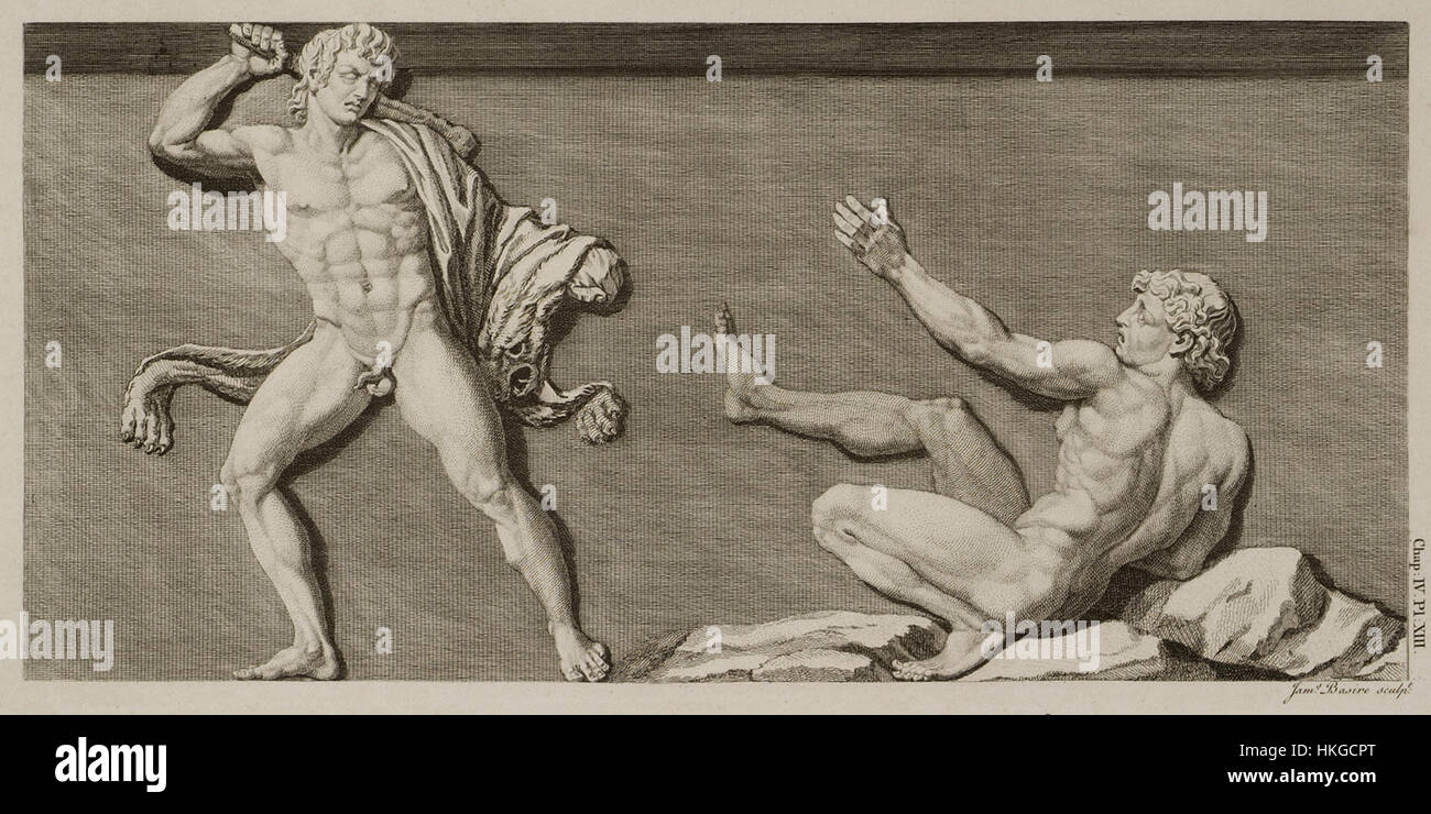 This sculpture on the frieze of a building depicts the myth of Bacchus ...