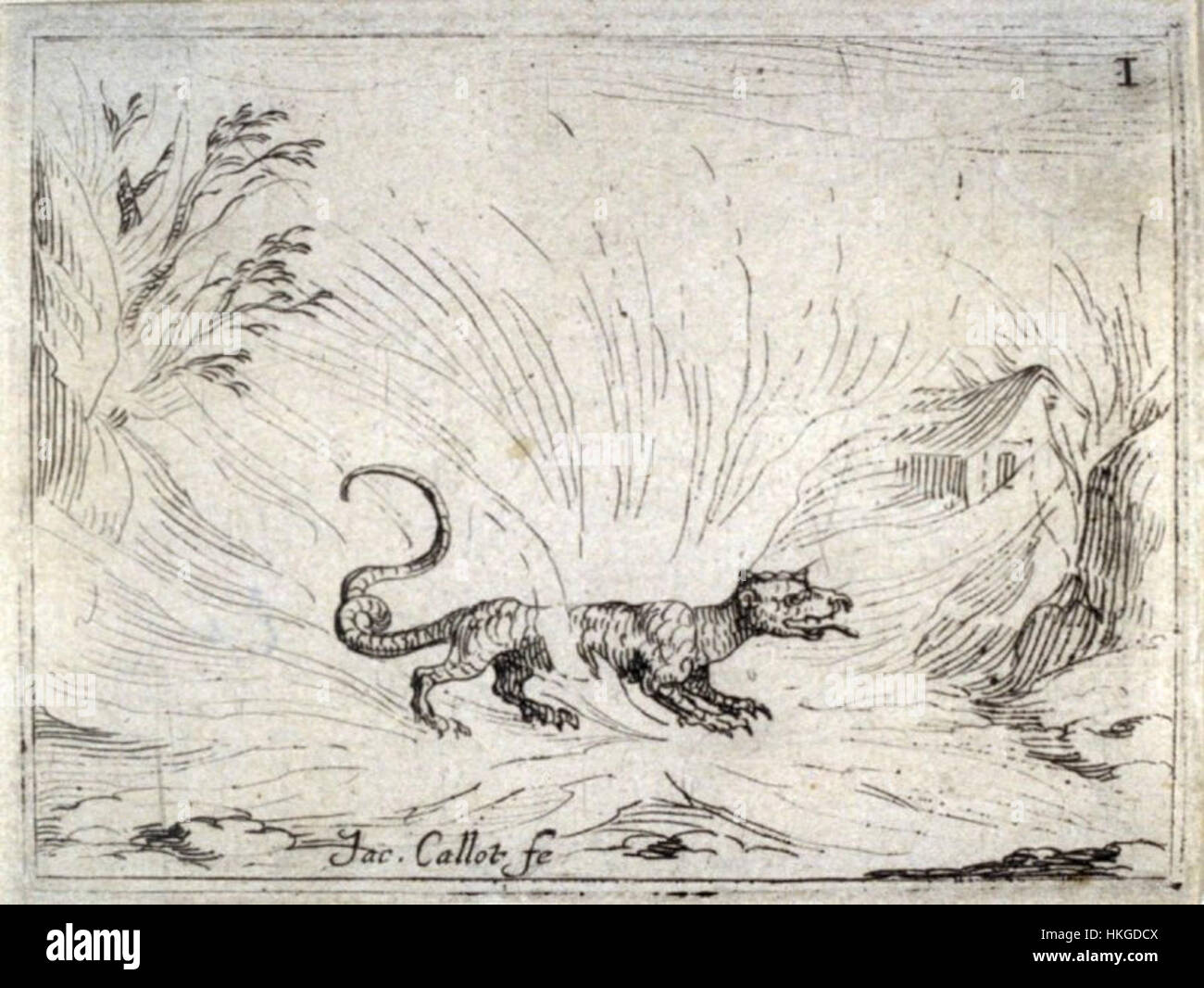 Jacques Callot's series of etchings, including 'Callot VIII', are ...