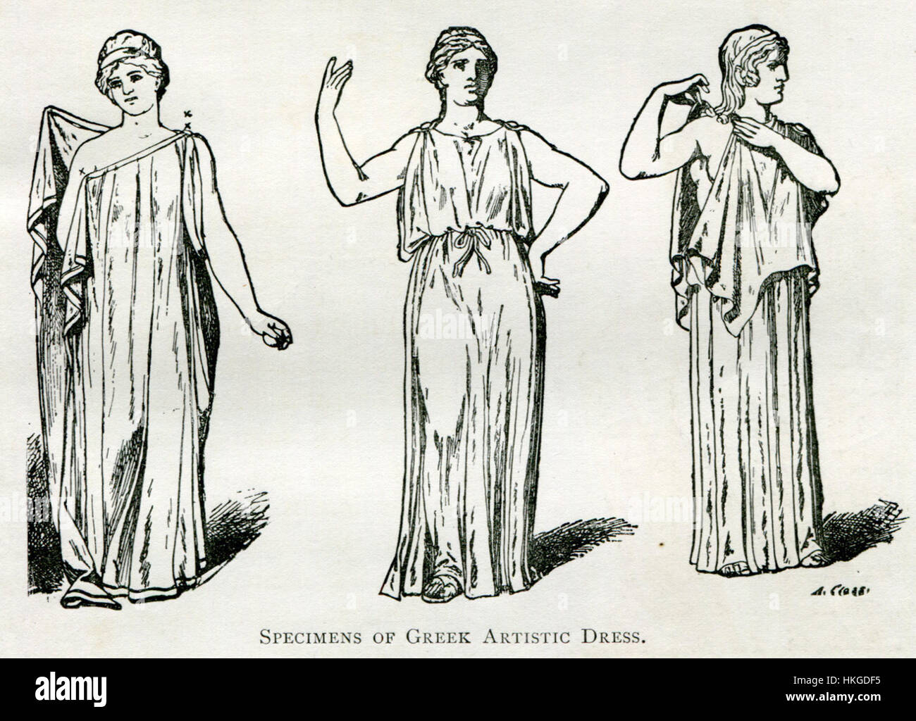 Ancient greek clothing hi-res stock photography and images - Alamy