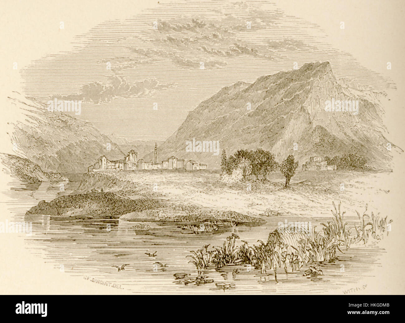 Town of Tepeleni   Wordsworth Christopher   1882 Stock Photo