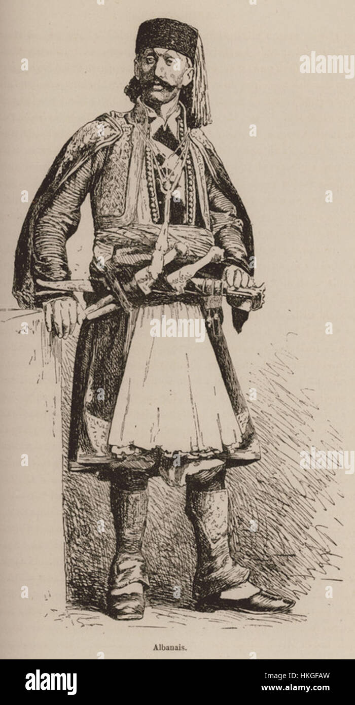 Albanais   De Amicis Edmondo   1883 Stock Photo