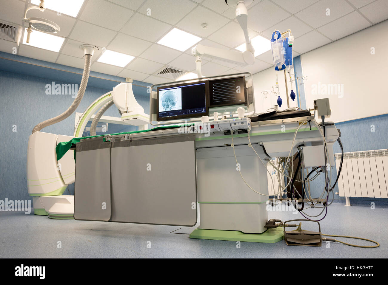 New neurosurgery room in a modern hospital specialized in treatment of