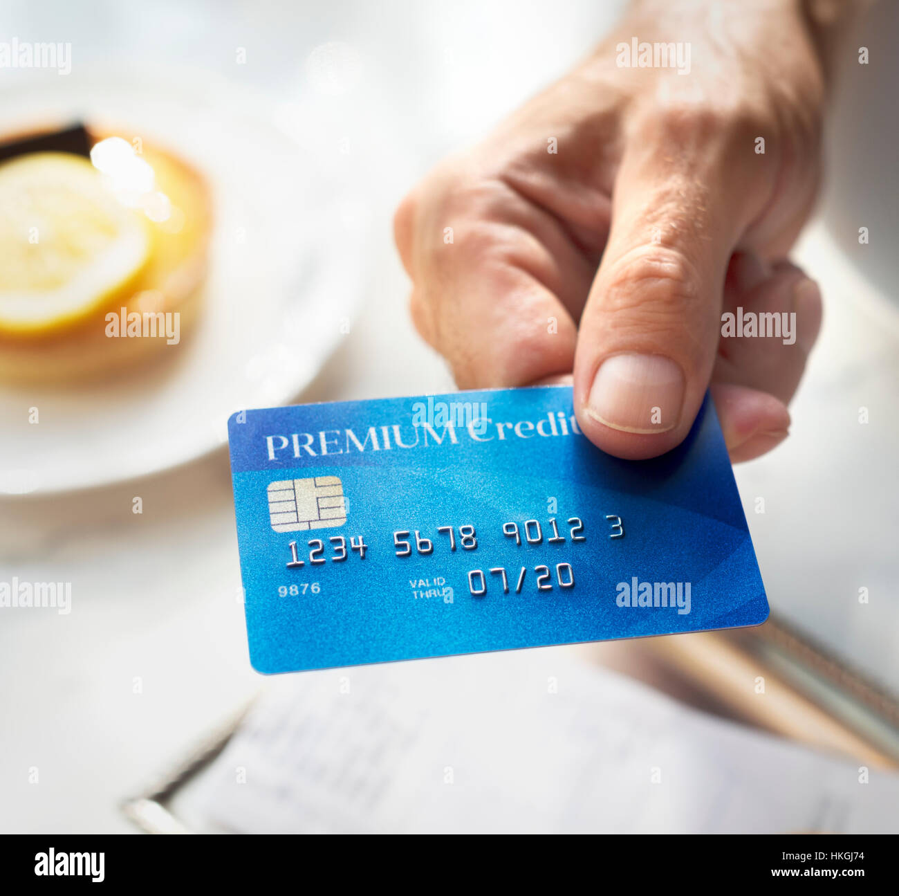 Credit Debit Card Financial Money Paying Balance Concept Stock Photo