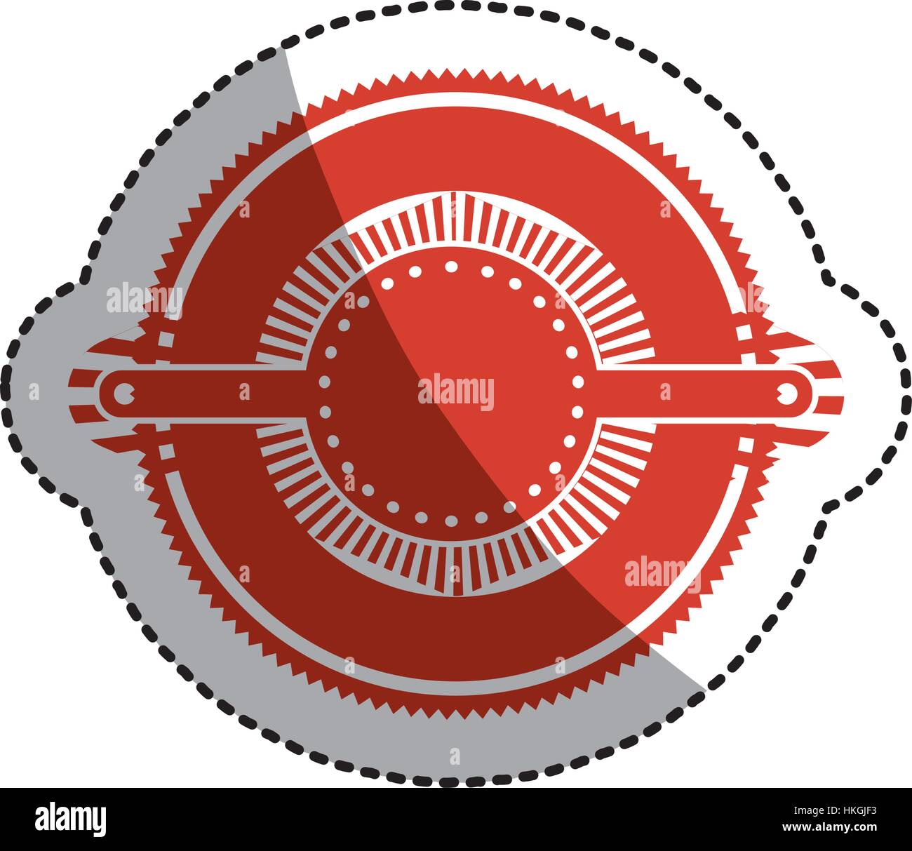 Round emblem ornament icon vector illustration graphic design Stock ...
