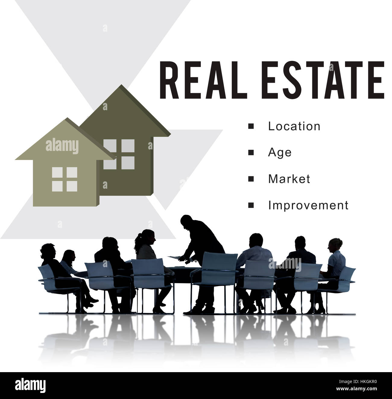 Real Estate Mortgage Loan Concept Stock Photo