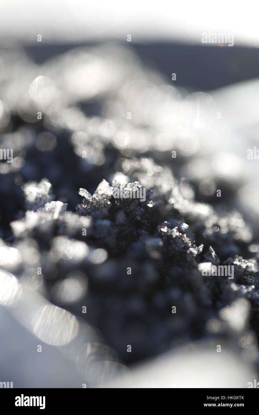 charcoal salt. ingredient, seasoning, salt, food Stock Photo Alamy