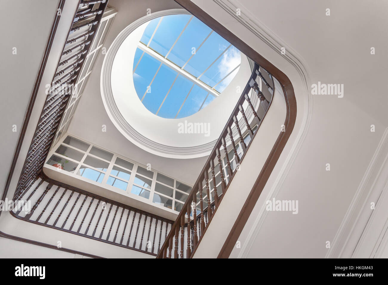 Hallway with skylight hi-res stock photography and images - Alamy