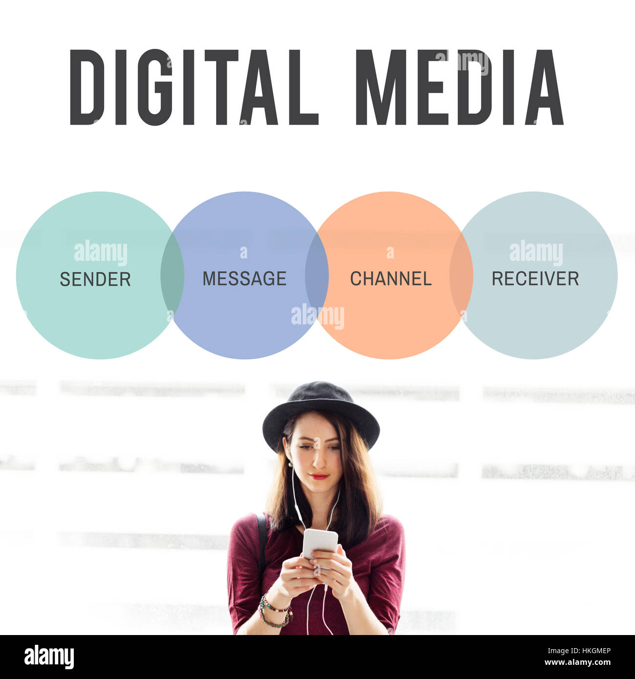 Communication Connection Networking Icon Concept Stock Photo - Alamy