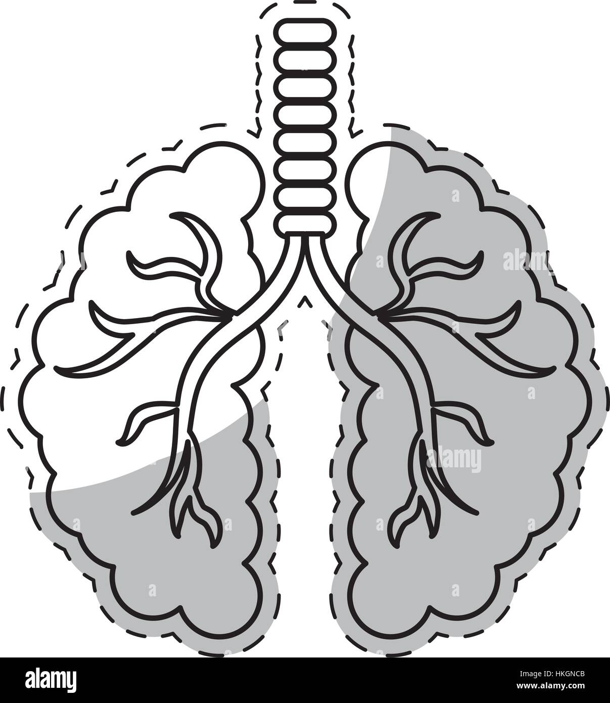 lungs eco friendly related icons image vector illustration design Stock ...