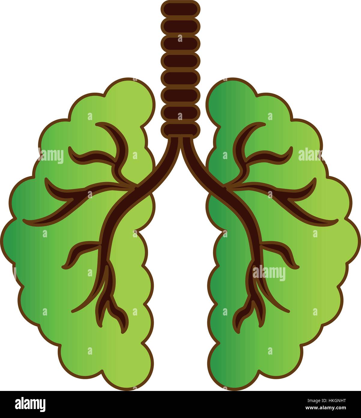 lungs eco friendly related icons image vector illustration design Stock ...