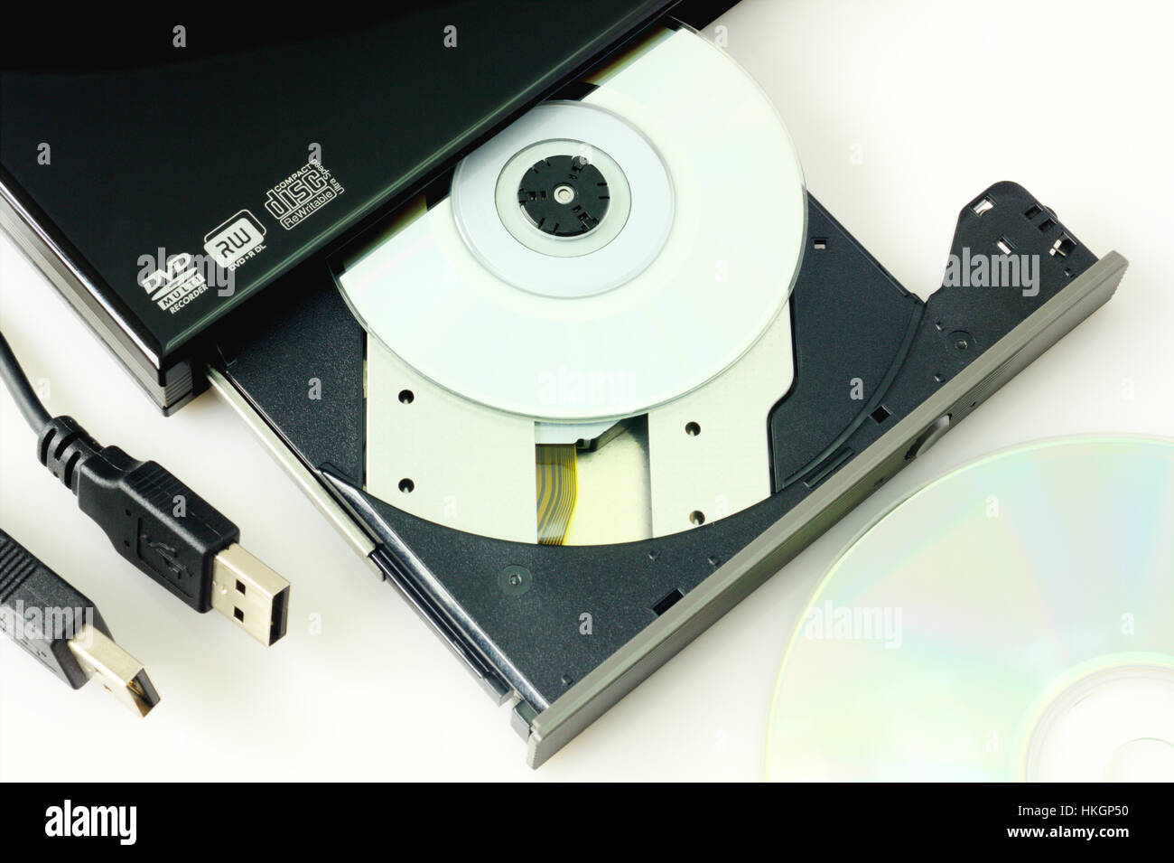 DVD recorder isolated on white Stock Photo - Alamy