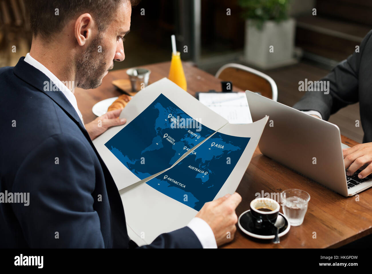 Global Business Map Destination Concept Stock Photo Alamy