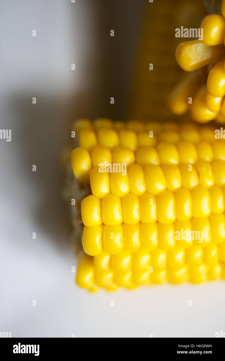 fresh cooked corn. yellow, kernel, maize, food Stock Photo Alamy