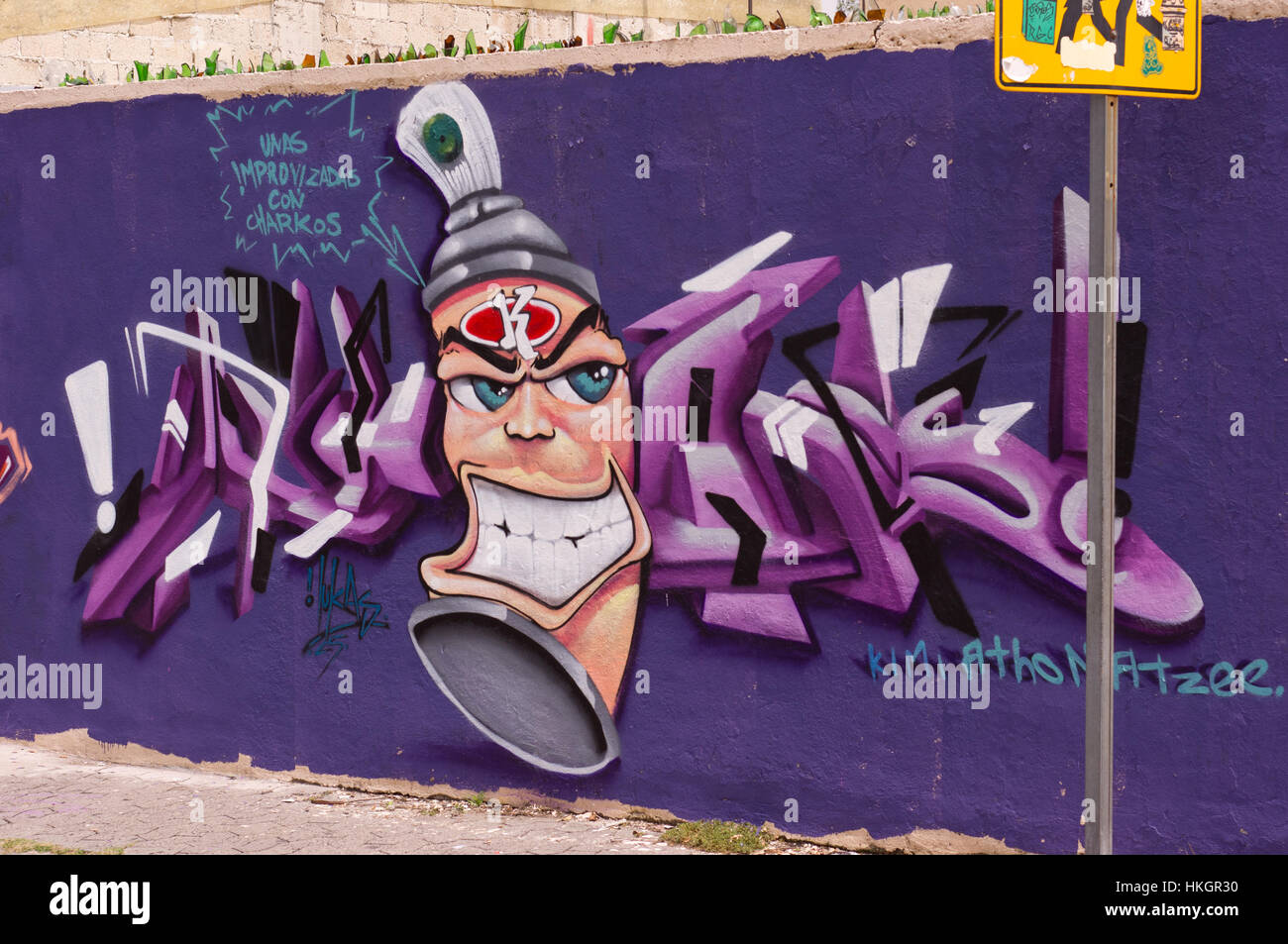 Graffiti in Mexico city Stock Photo Alamy