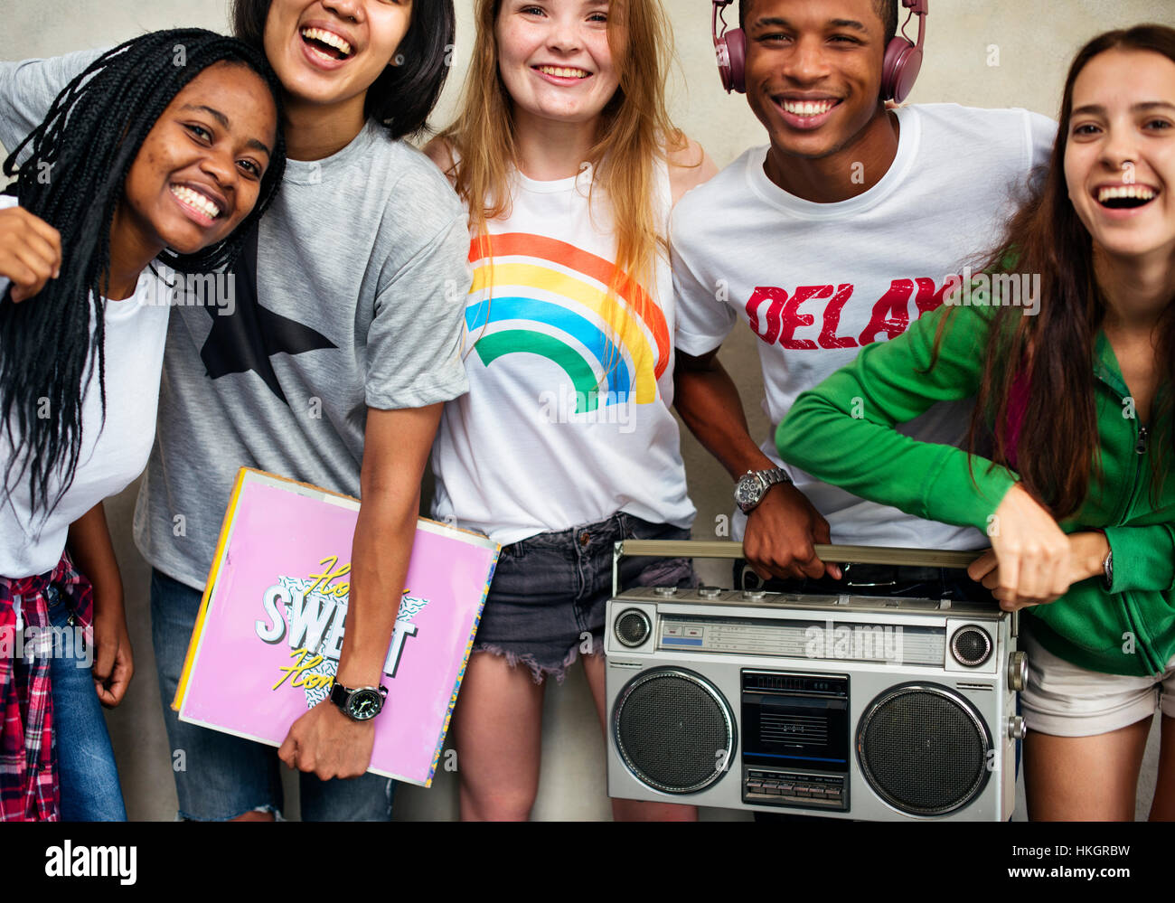 Teenagers Lifestyle Casual Culture Youth Style Concept Stock Photo Alamy