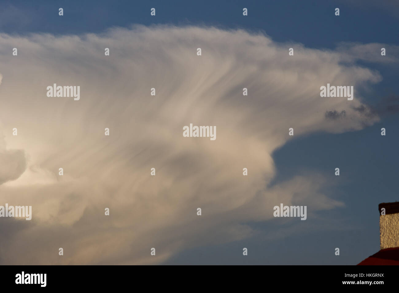 Cumulonimbus clouds Stock Photo