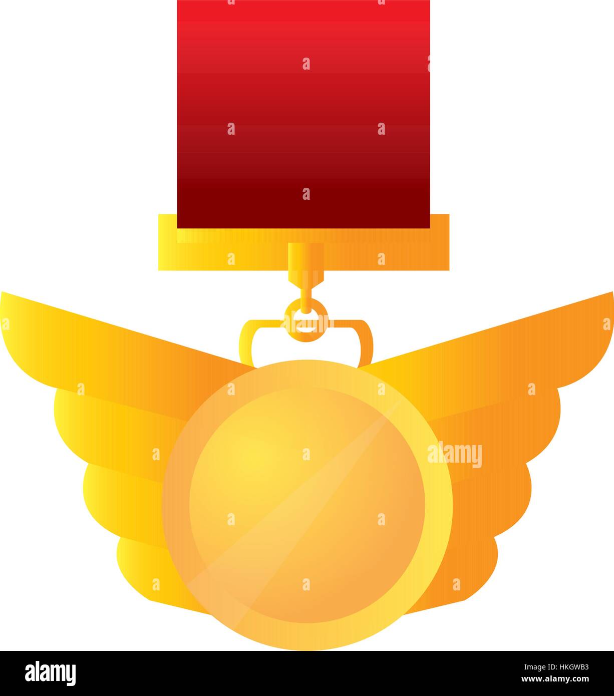 Isolated golden medal Stock Vector Image & Art - Alamy