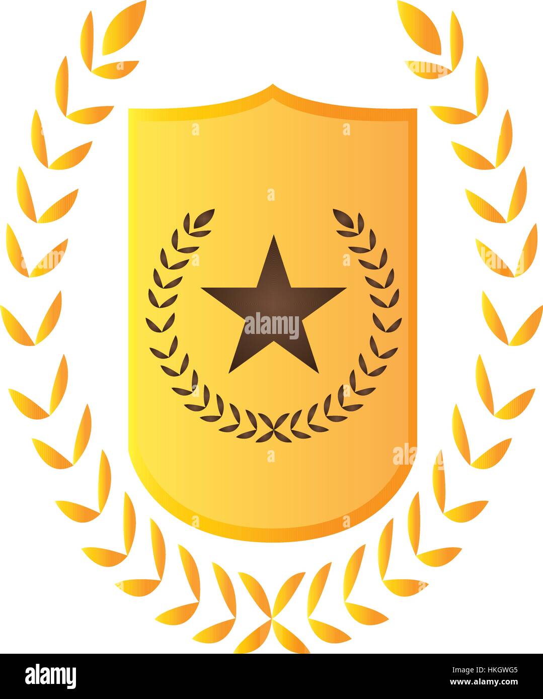 Isolated golden medal Stock Vector Image & Art - Alamy