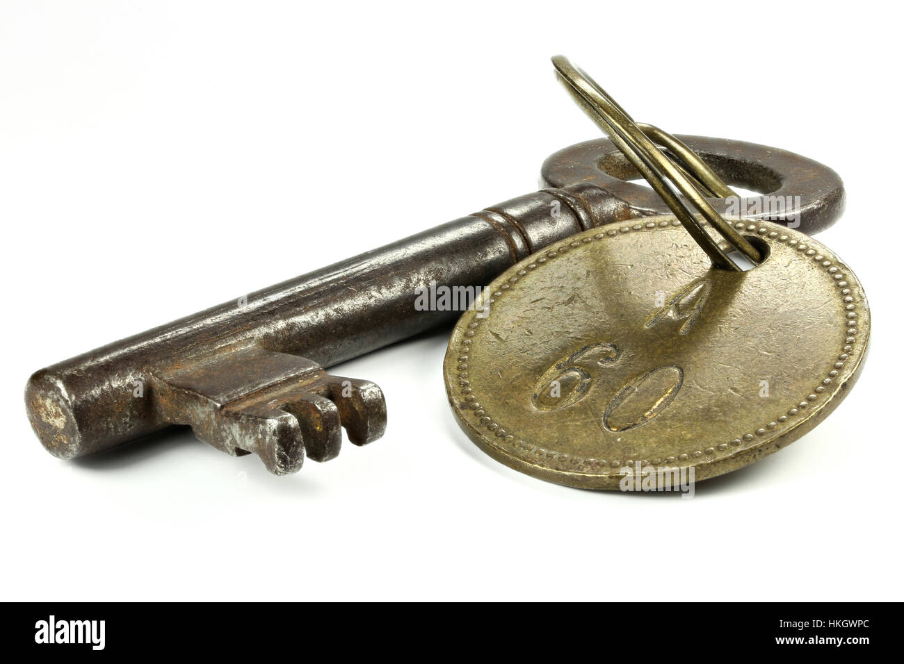 vintage hotel key isolated on white background Stock Photo Alamy