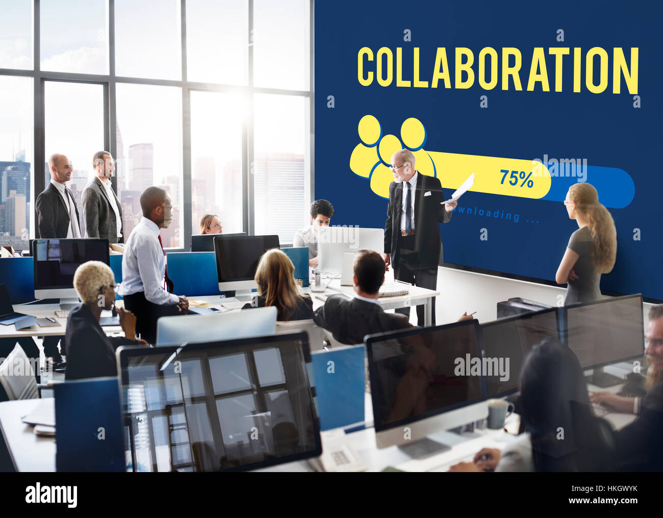 Partnership Team Cooperation Collaboration Concept Stock Photo - Alamy