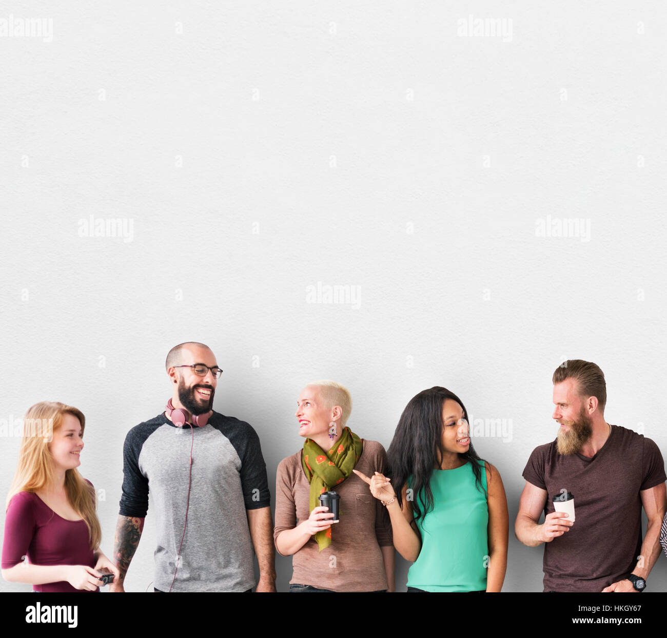 Diverse Group of People Community Togetherness Concept Stock Photo - Alamy