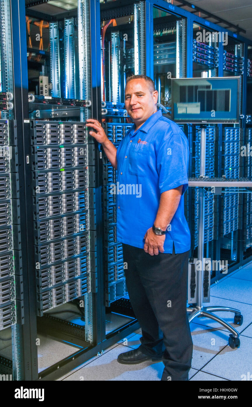 Industrial warehousing, computer storage Stock Photo - Alamy