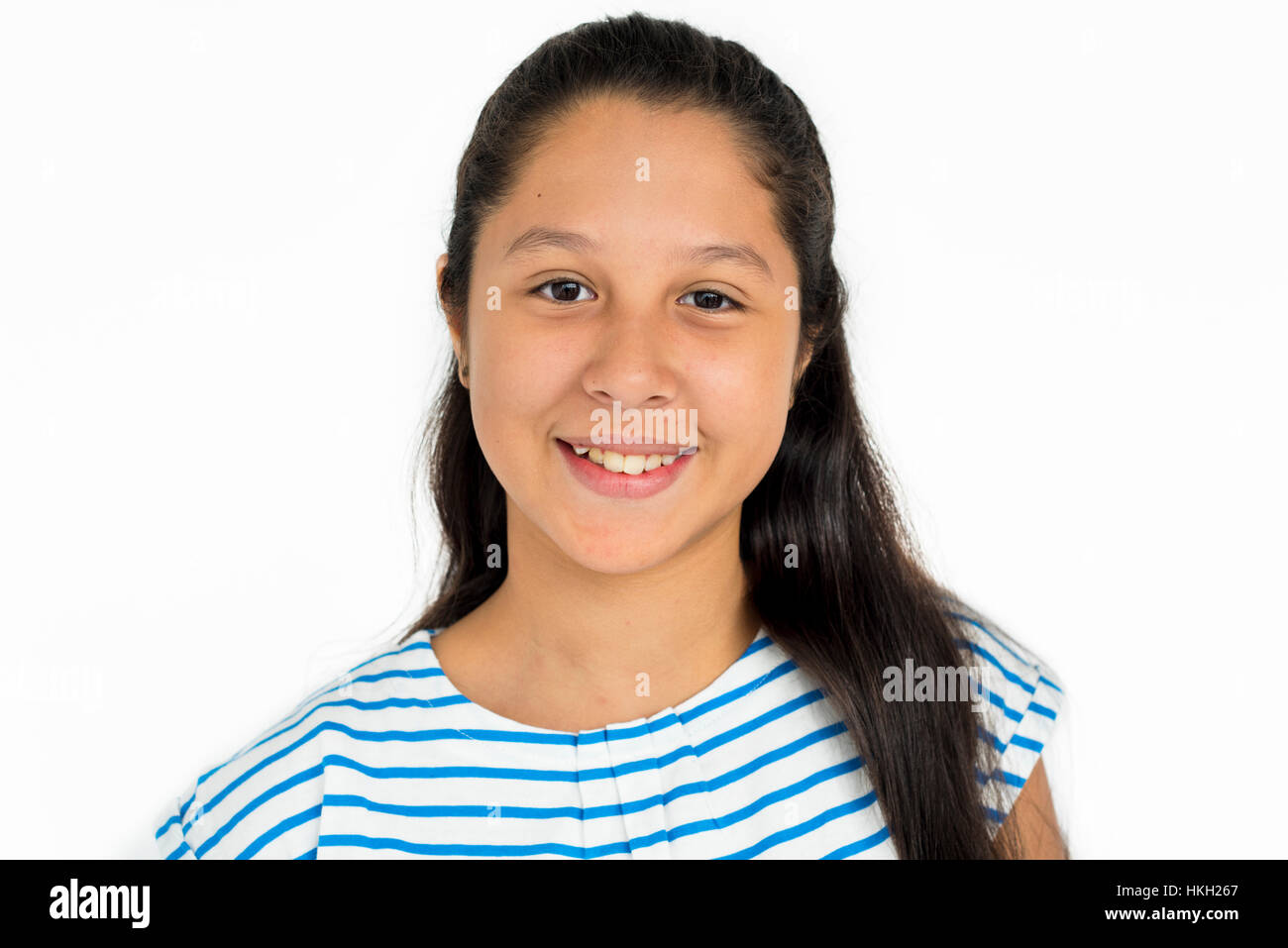 Caucasian Woman Cheerful Portrait Concept Stock Photo - Alamy