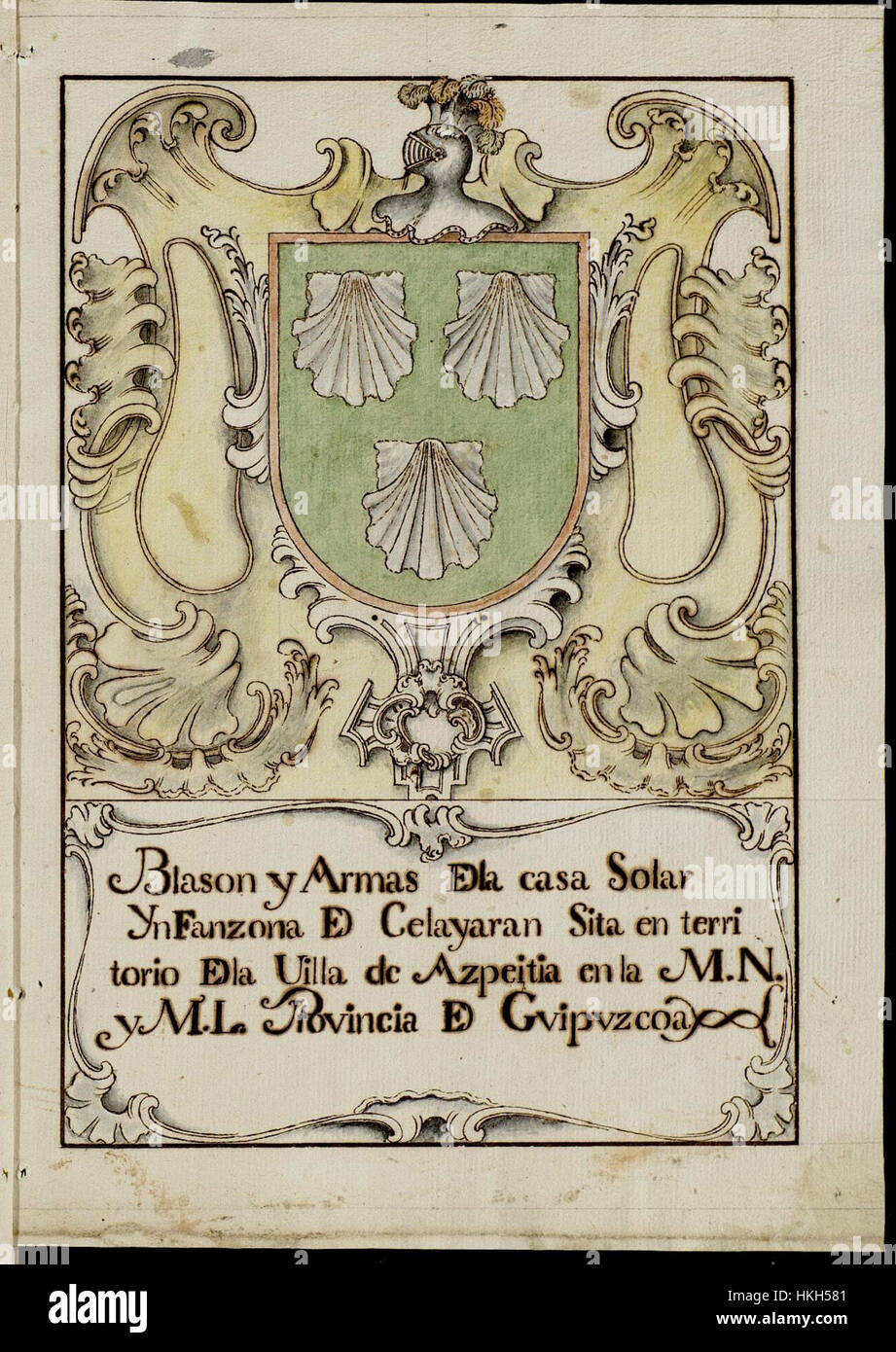 A historical artwork titled 'OM Caballeros Calatrava,' depicting ...