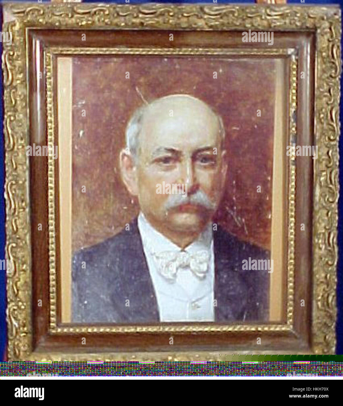 The portrait *Gabriel Renemo Moreno* is a striking example of 19th ...
