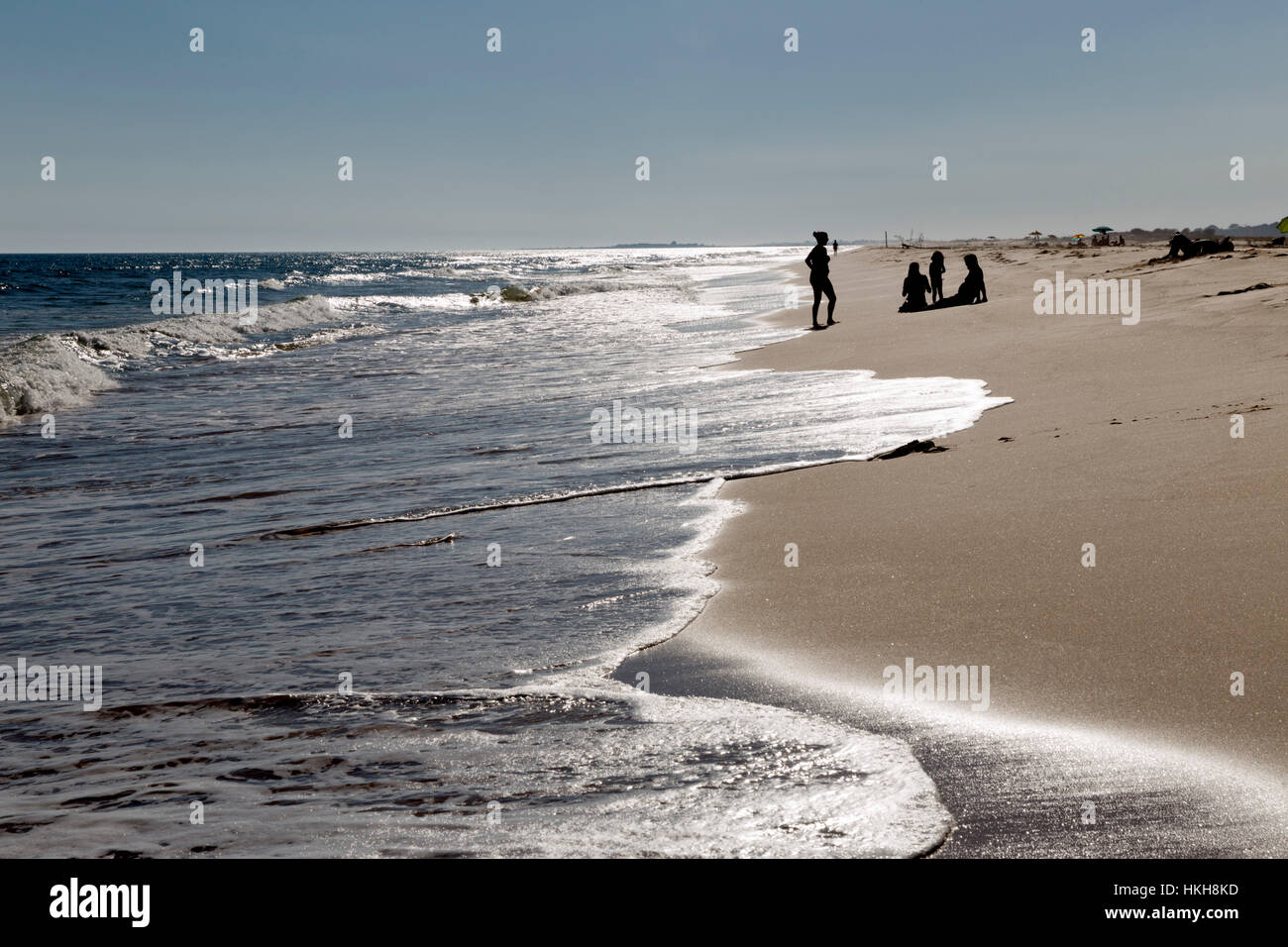 Praia de Cacela Velha beach, Cacela Velha, Algarve, Portugal, Europe Stock Photo