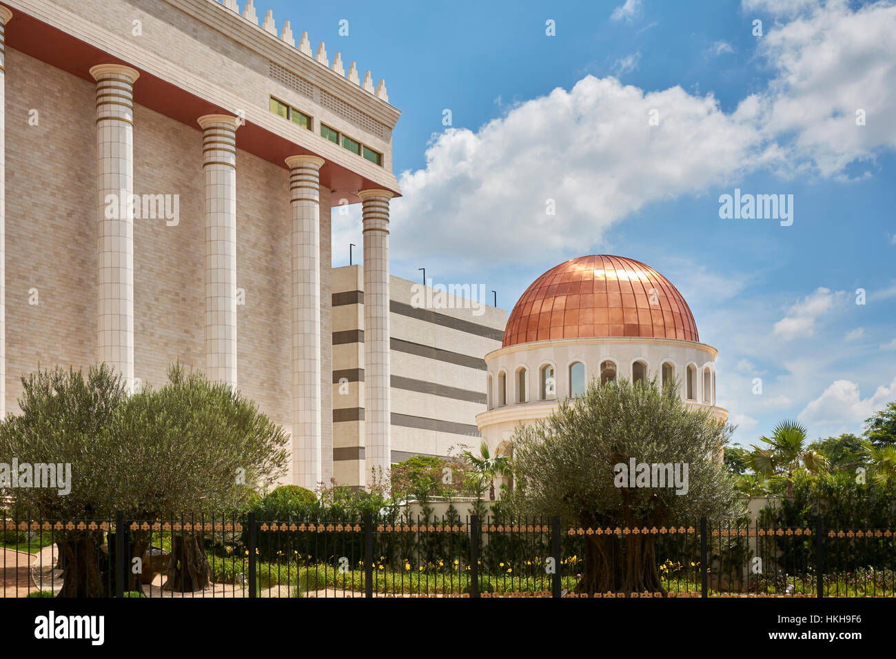 Architecture detail of temple of Solomon, in the district of Bras, in