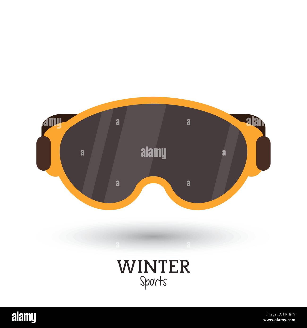 Download Winter Sport Yellow Mask Ski Icon Stock Vector Image Art Alamy PSD Mockup Templates