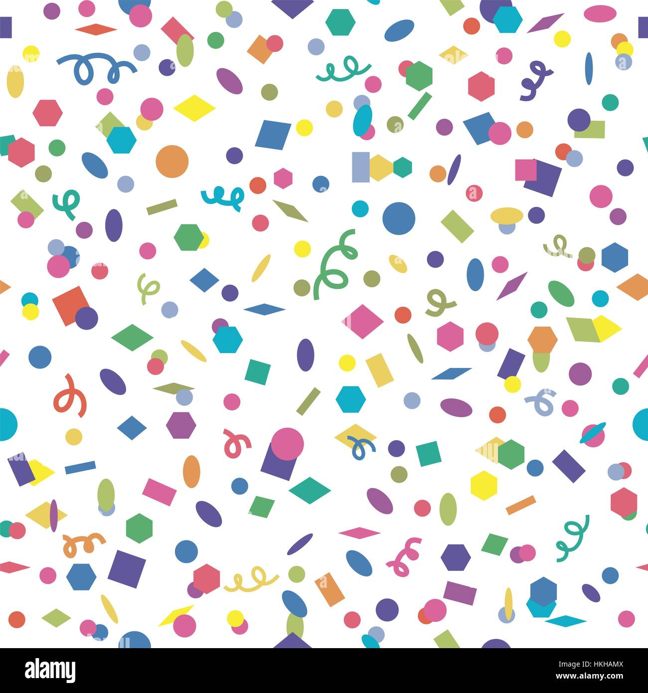 vector seamless confetti background pattern Stock Vector Image & Art ...
