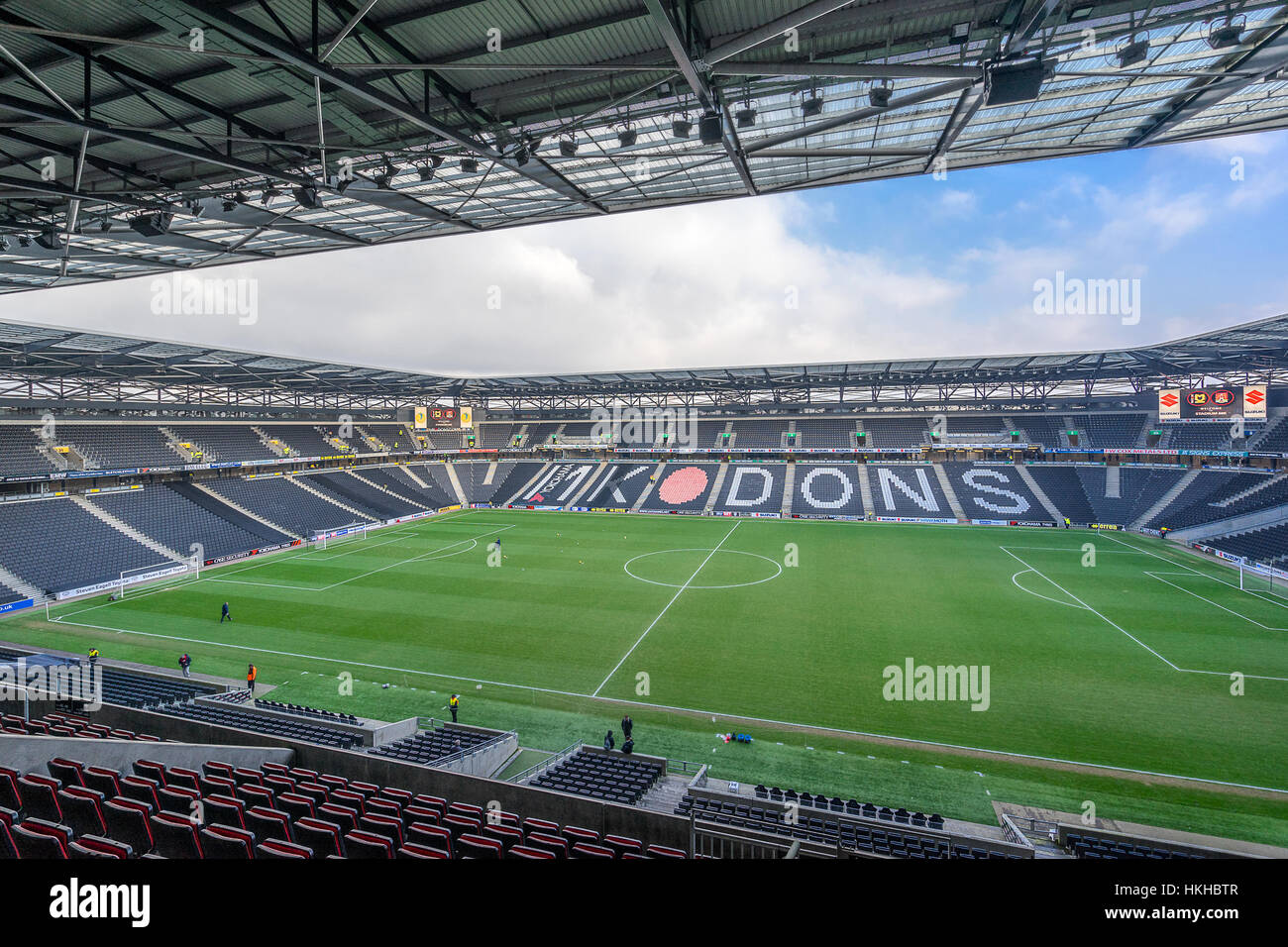 Milton Keynes Dons football stadium Stock Photo Alamy