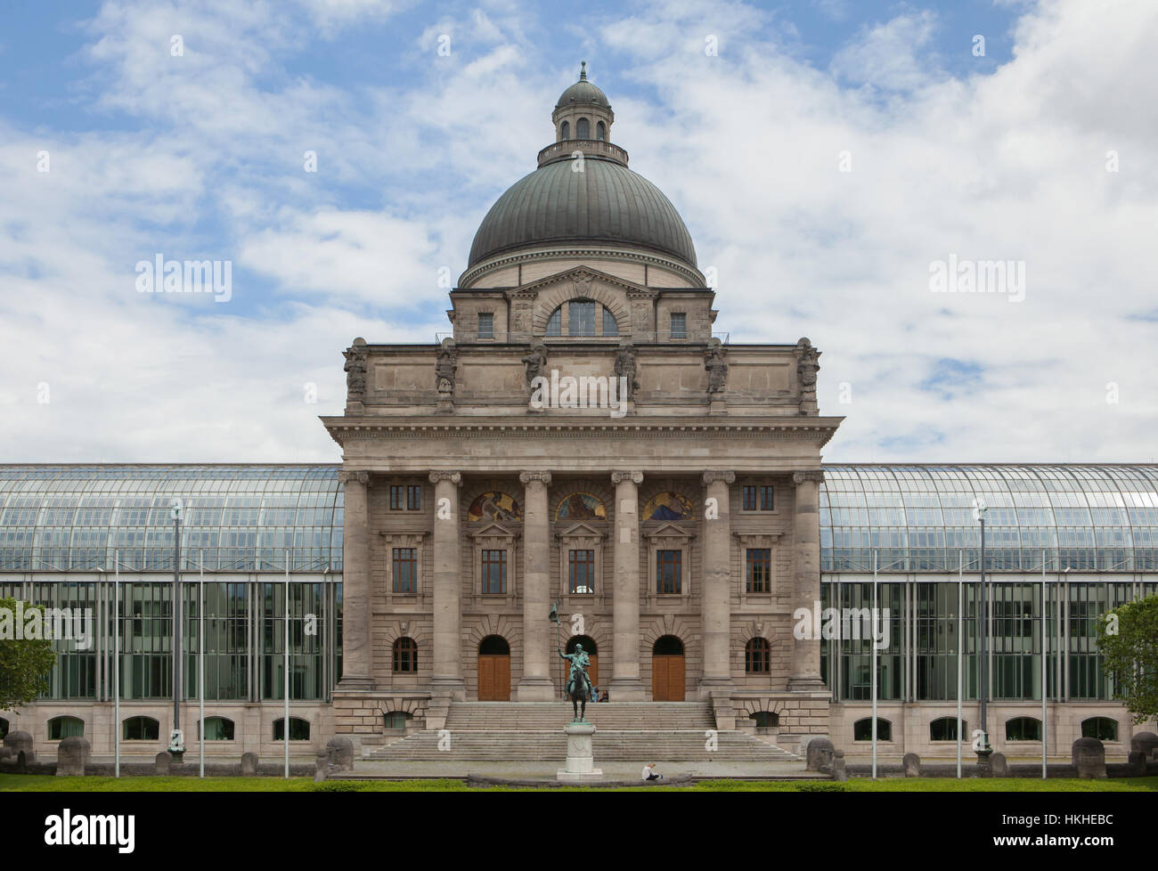 Bavarian State Chancellery (Bayerische Staatskanzlei) in Munich, Bavaria, Germany. Stock Photo