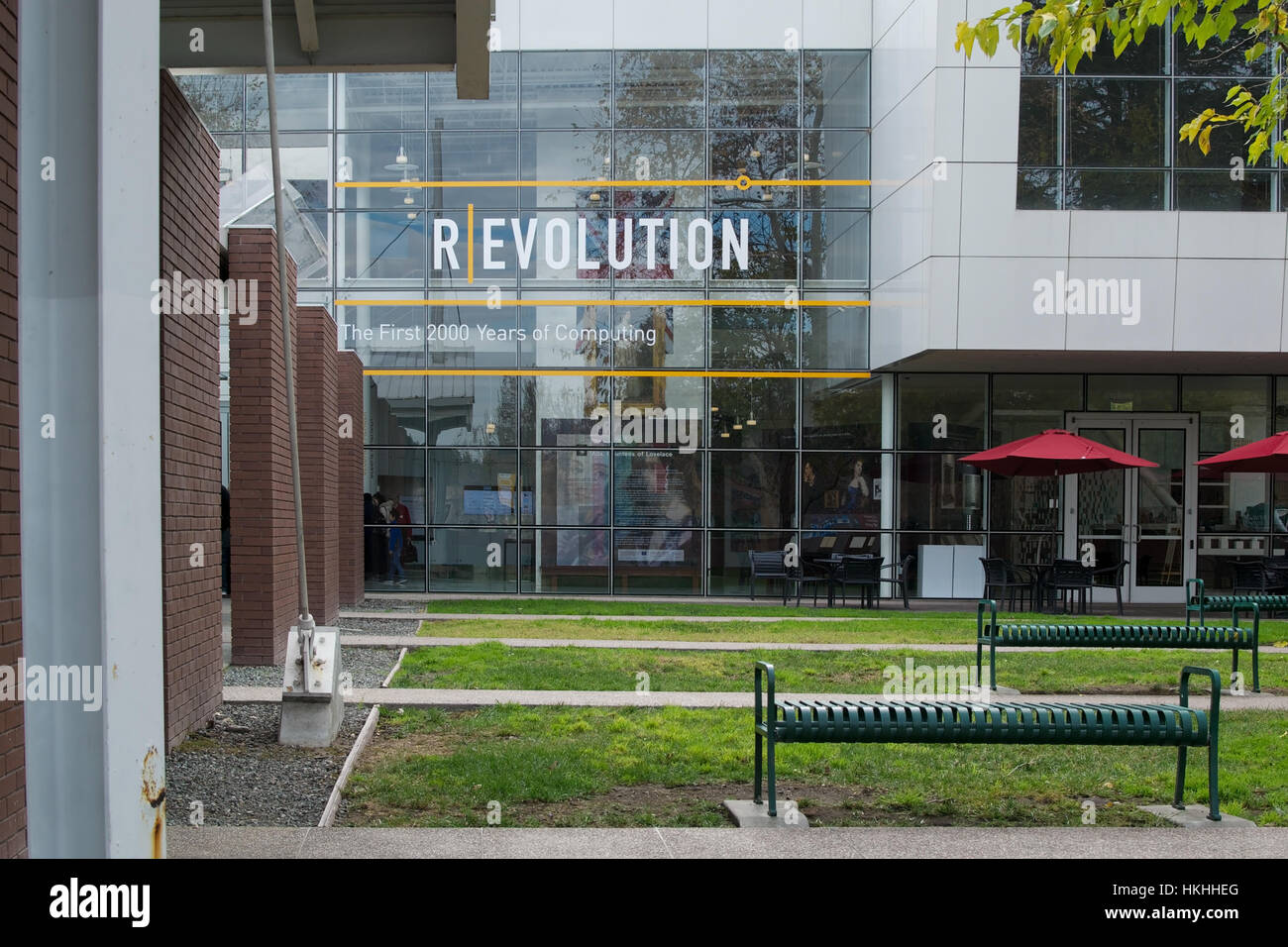 Front Entrance of the computer History Museum in Mountain View