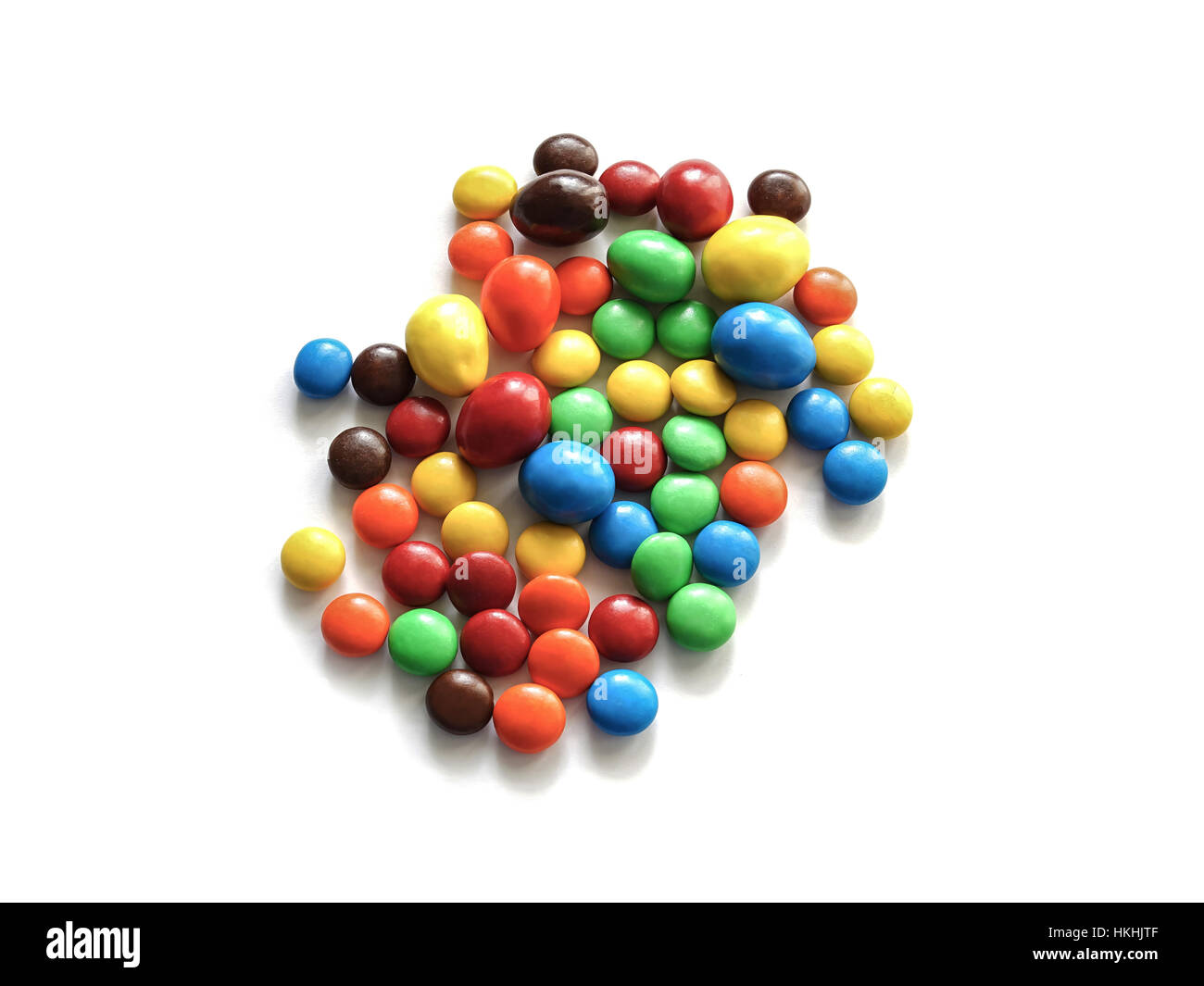 Colorful sweet candy isolated on white background Stock Photo - Alamy