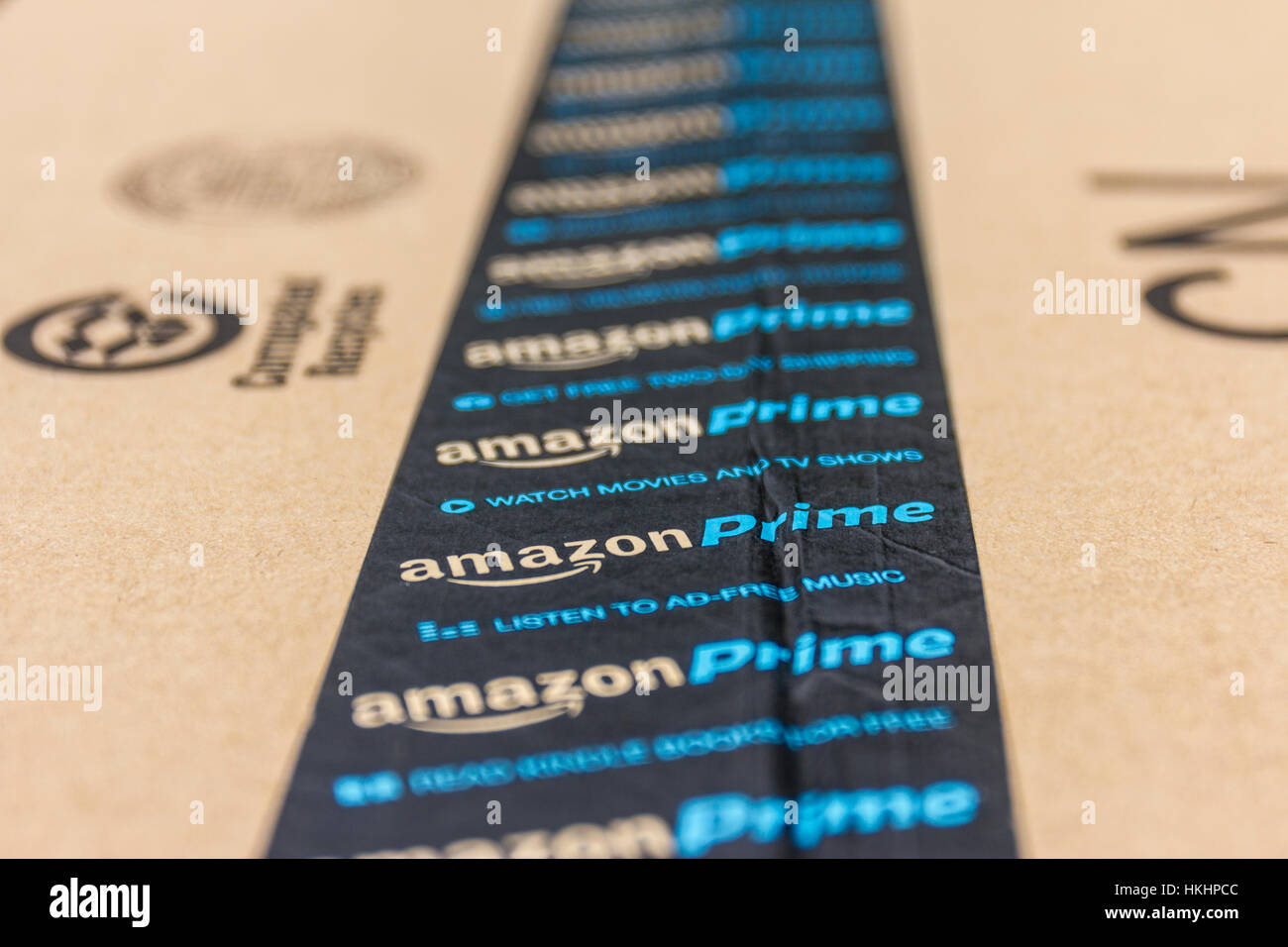 Indianapolis Circa September 2016 Amazon Prime Parcel Package