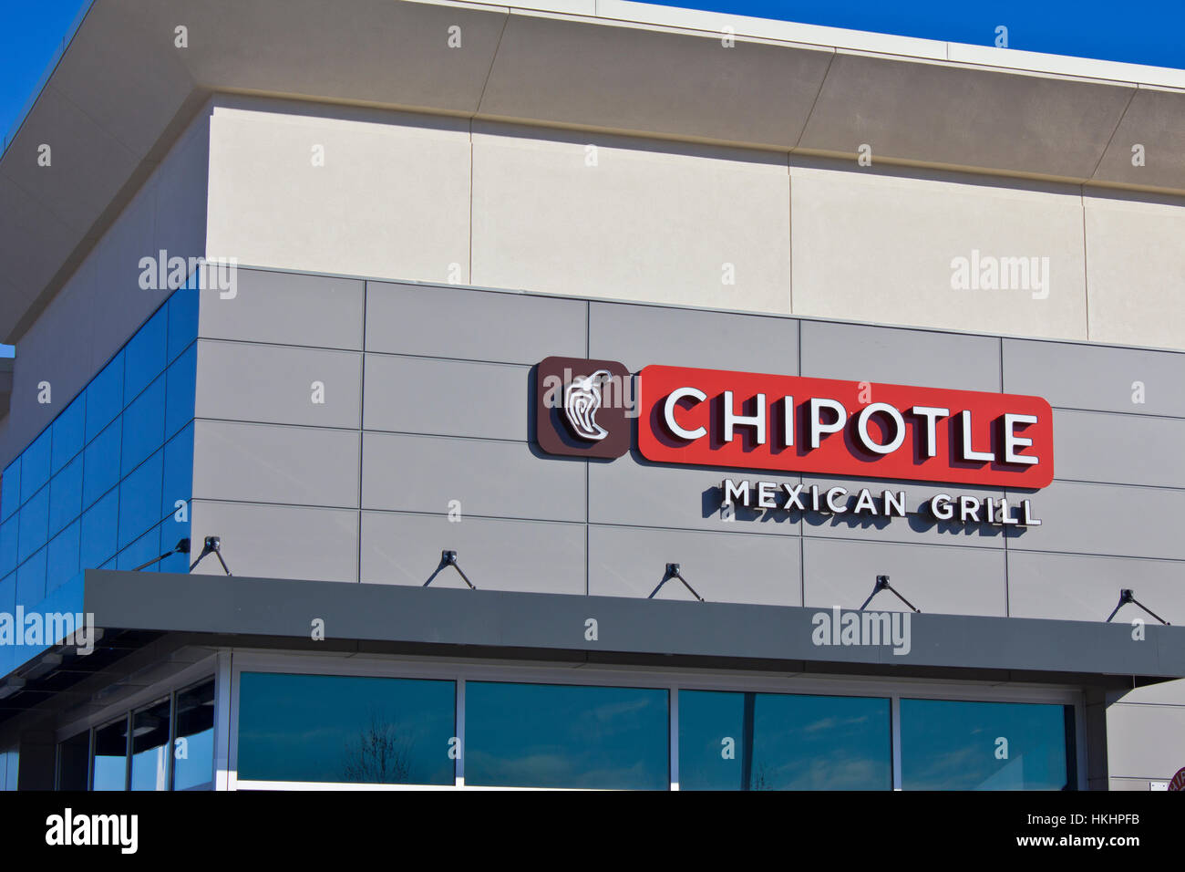 Chipotle mexican grill restaurant hires stock photography and images