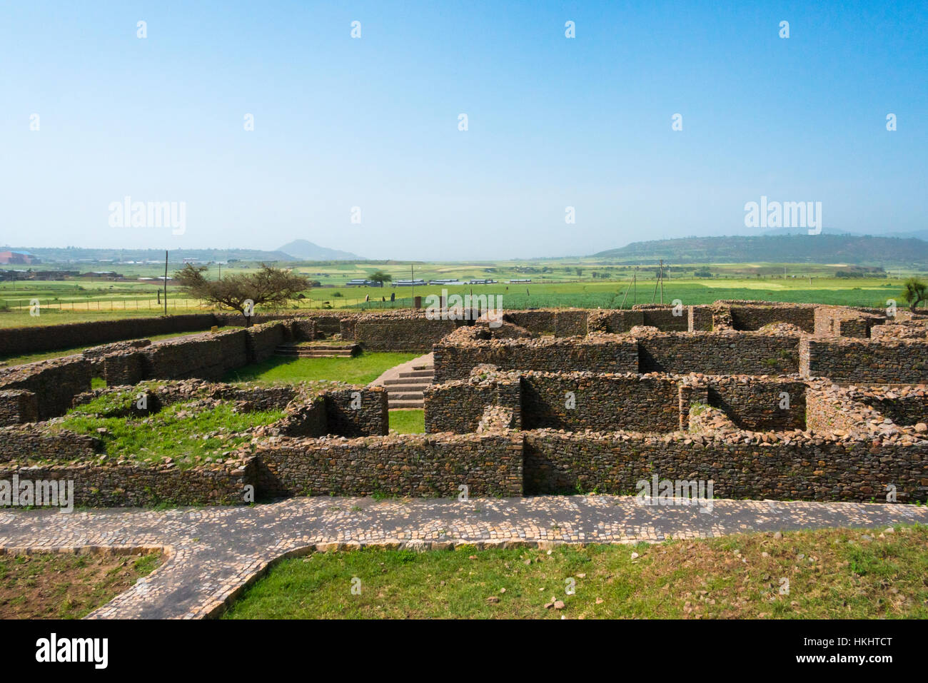 Dungur (Dungur 'Addi Kite) palace ruins, Aksum, Ethiopia Stock Photo