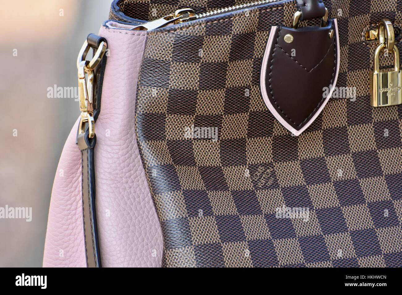 Louis vuitton bag woman hi-res stock photography and images - Alamy